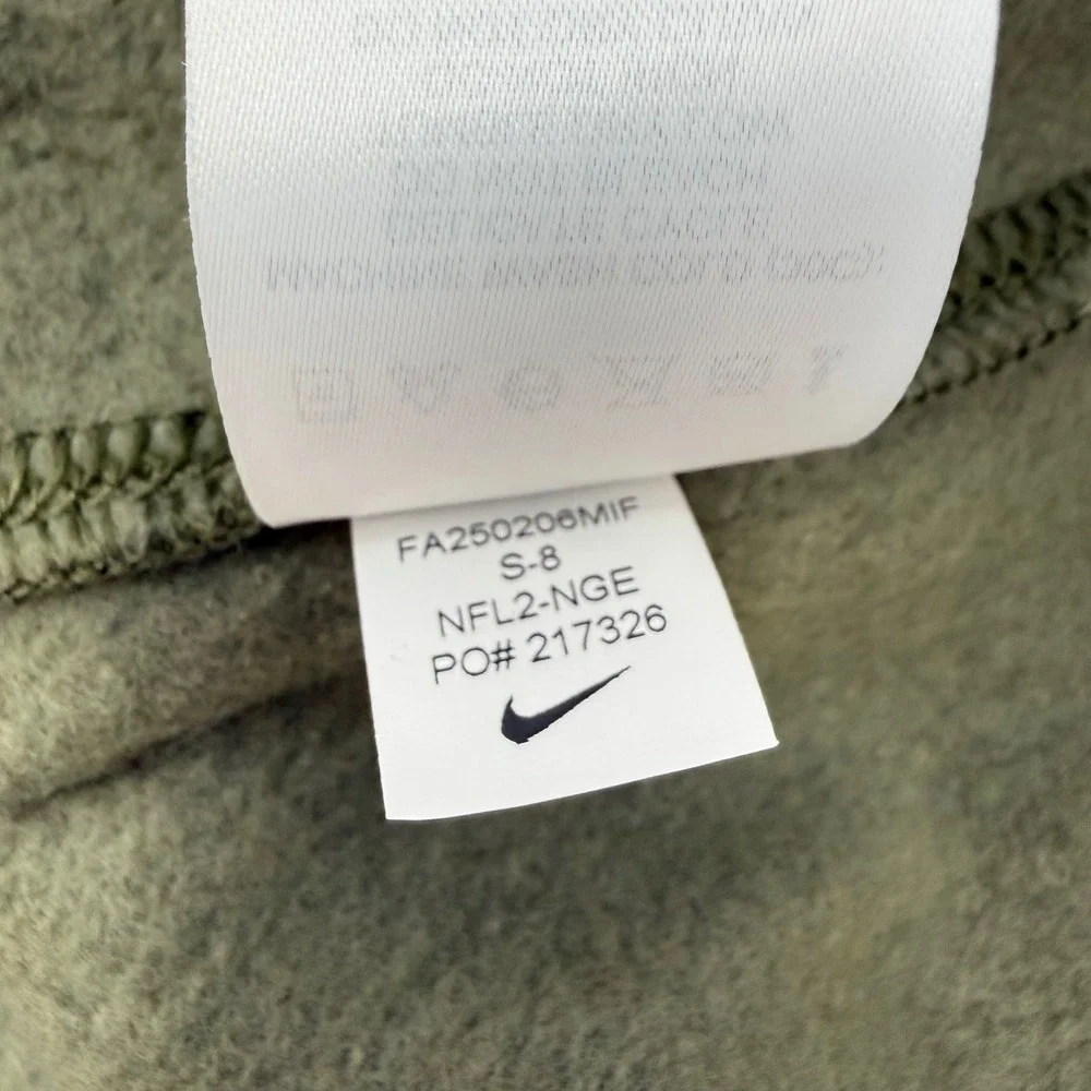 Nike Kansas City Chiefs Salute to Service Hoodie Olive Green Youth Small 8 NEW